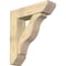 Ekena Millwork Funston Slat Rough Sawn Bracket w/ Offset Brace, Douglas Fir, 8"W x 30"D x 34"H BKT0806X30X34FST06RDF - alternate 1